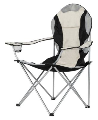Medium Camping Chair Fishing Chair Folding Chair Iron Tube Iron Pipe 600D Oxford Cloth (Cloth With Velvet)