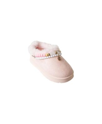 Toddler Girls 5T-10T Cozy Slide with Cowgirl Bracelet and Dangle Charm