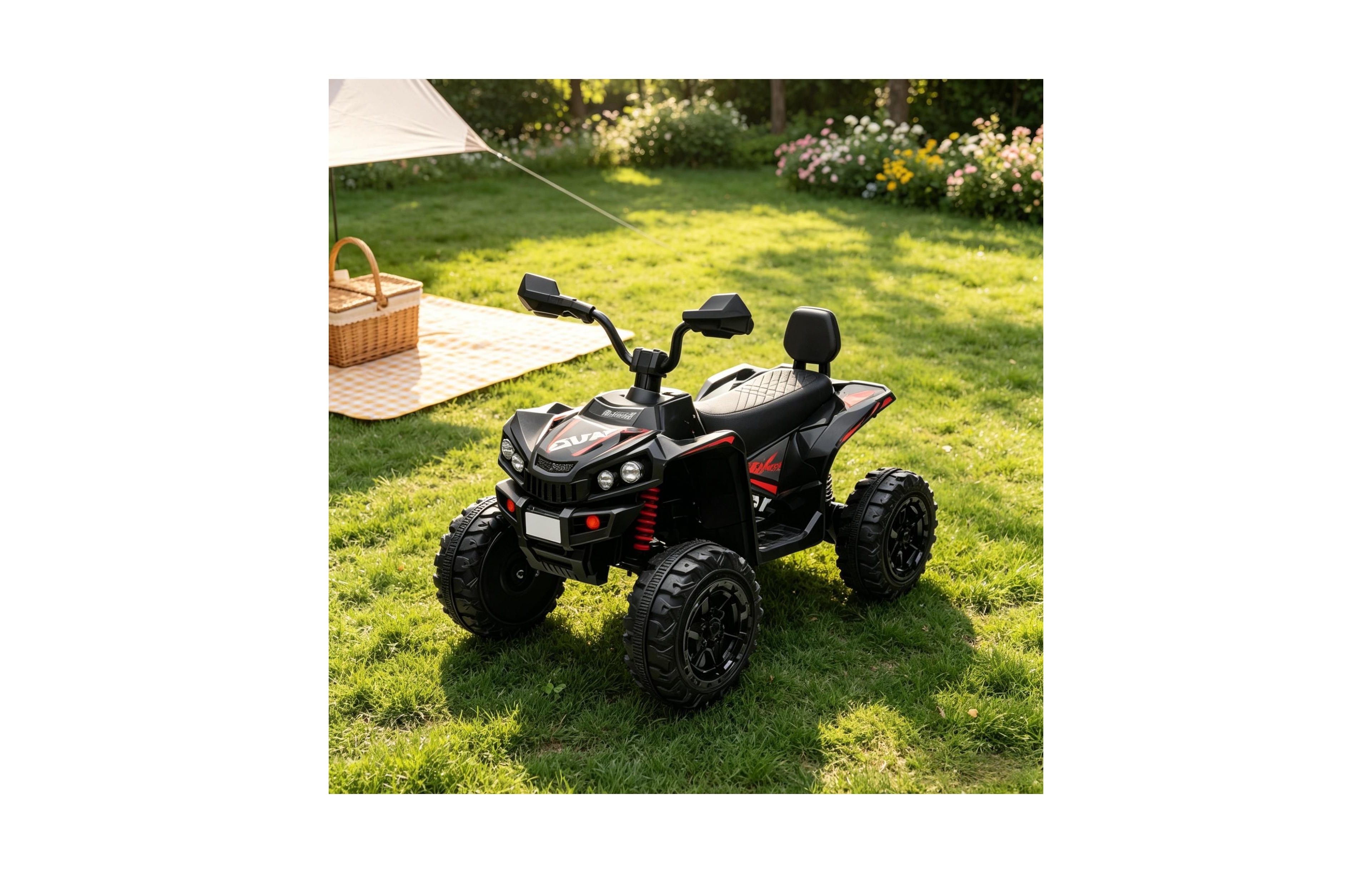 Sevorley 4V Kids 2-Seater Atv Ride-On Toy with Dual Motors and High-Low Speed Modes for Ages 3-8 Years