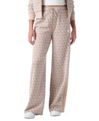Women's Wide-Leg Elastic-Waist Drawstring Pants