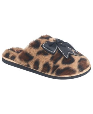 Women's Glitzy Bow Slipper