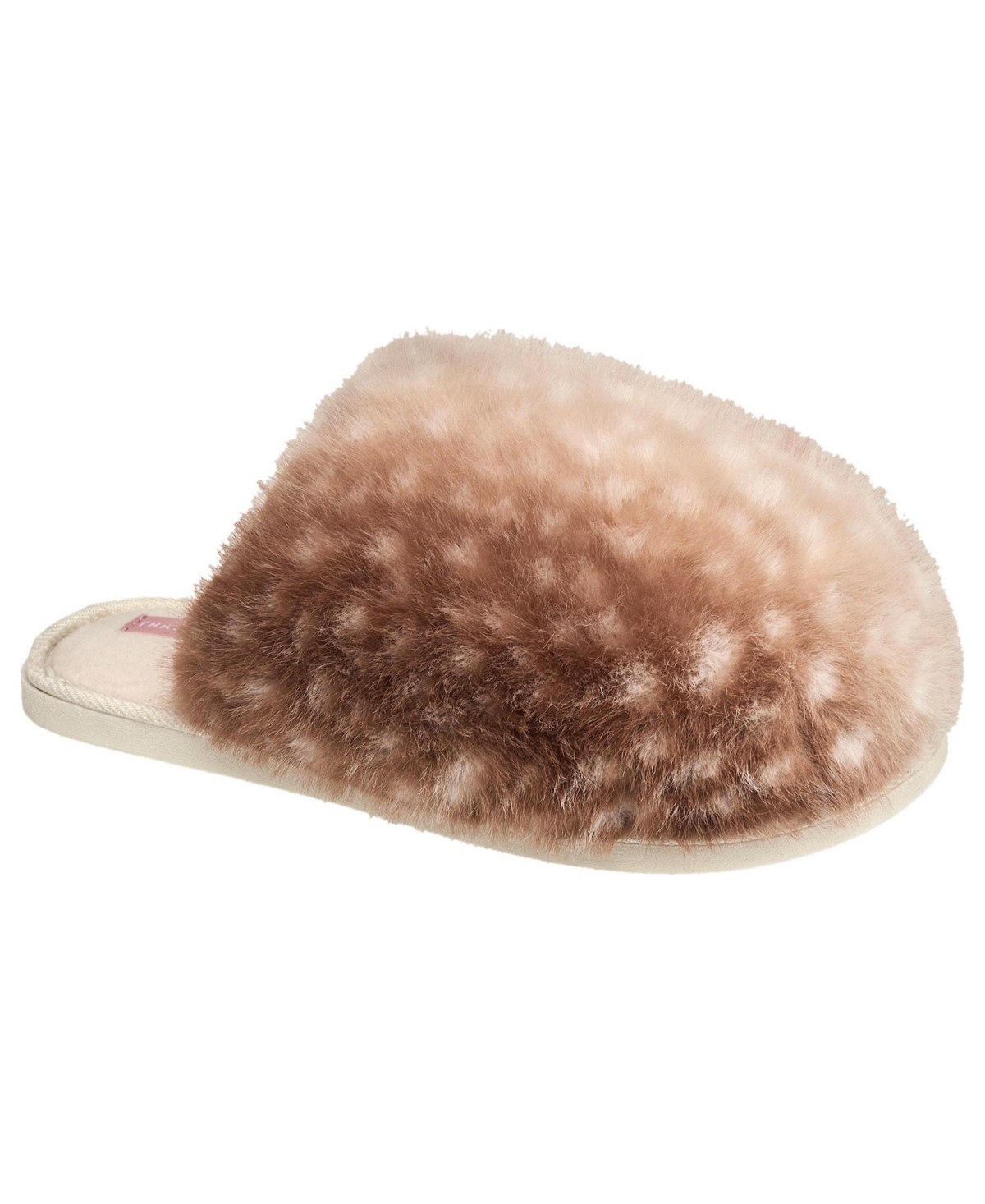 Thalia Sodi Women's Bambi Sheepskin Fur Band Slipper