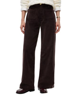 Women's Corduroy Wide-Leg Pants