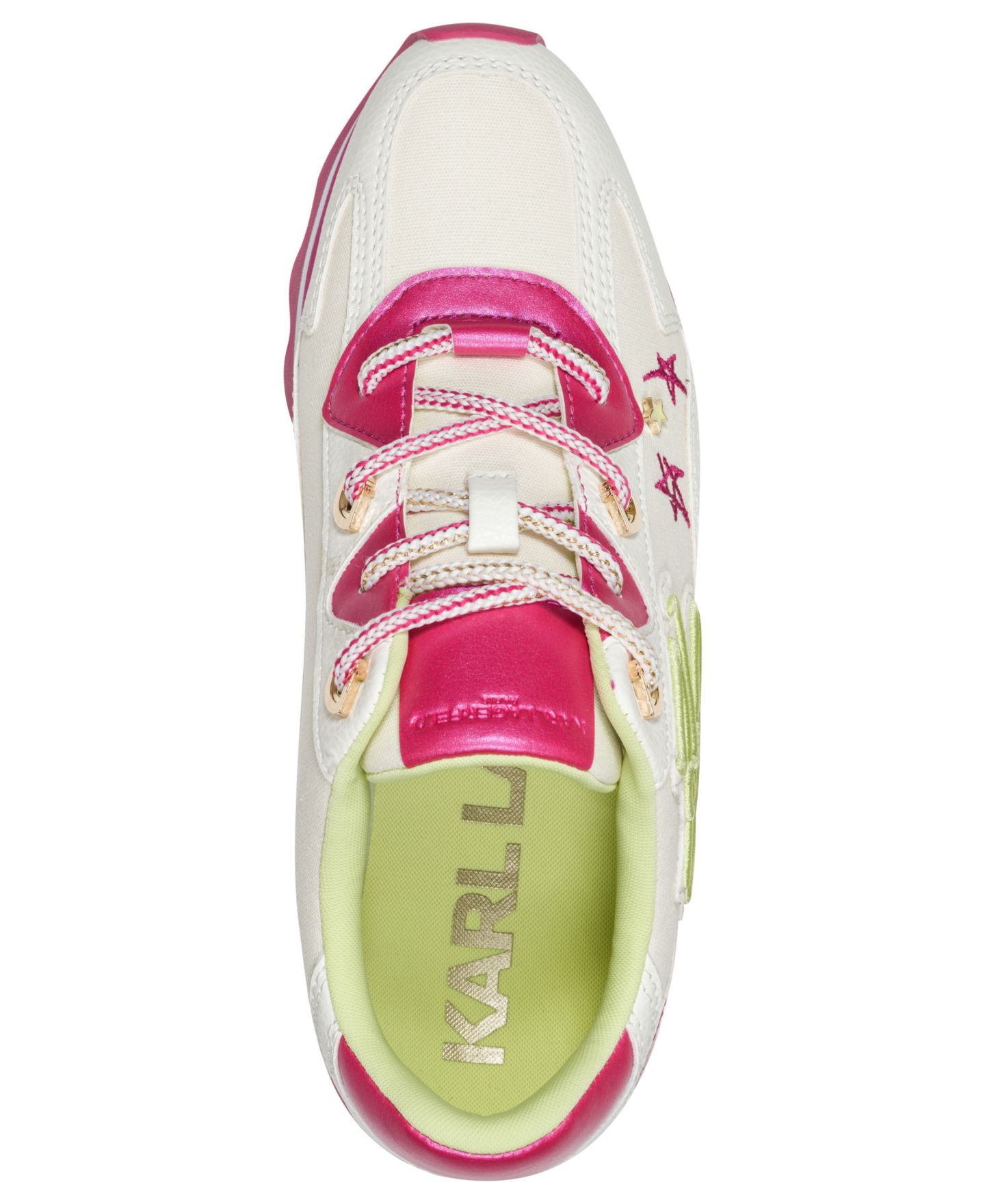 Женские кроссовки KARL LAGERFELD PARIS Masrina Lace-Up, цвет: Светлый пудровый — фото 12