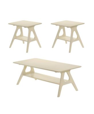 3-Piece Coffee Table Set, Coffee Table and Two End Tables