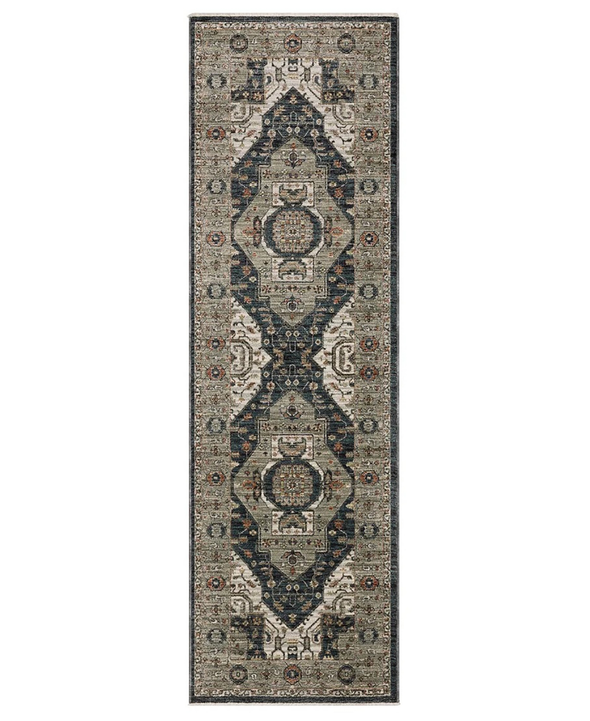 EELI07068235ST 2 ft. 3 in. x 7 ft. 6 in. Eliana ELI07 Traditional & Casual Rectangular Area Rug - Brown