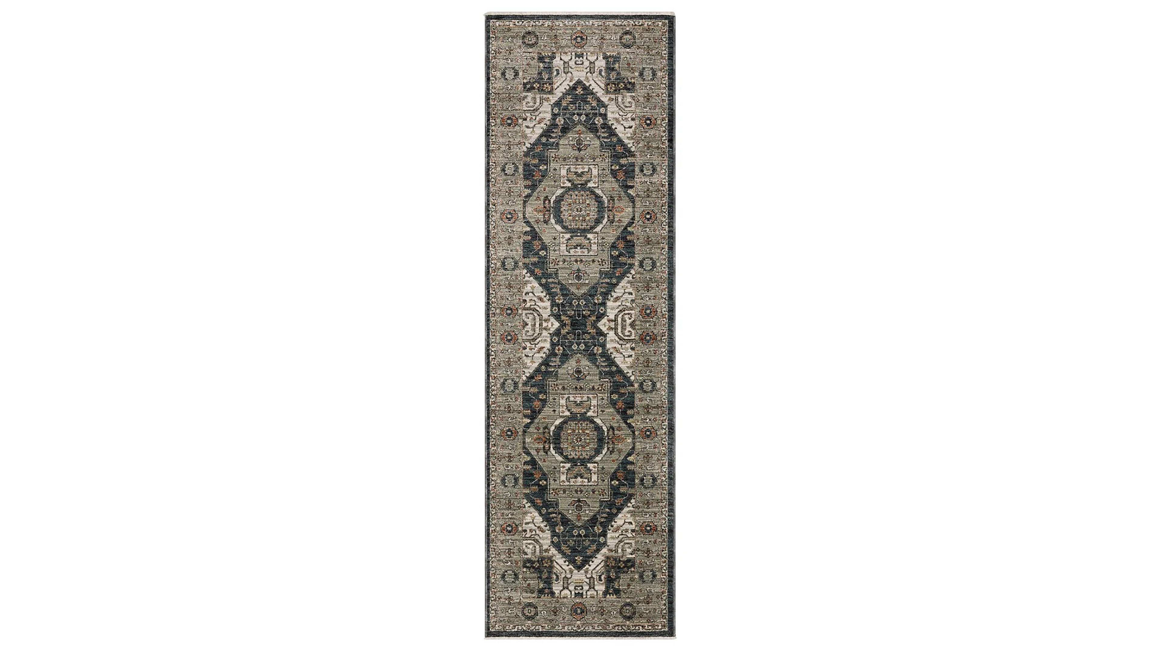 Oriental Weavers Eliana ELI07 2'3''x7'6'' Runner Area Rug