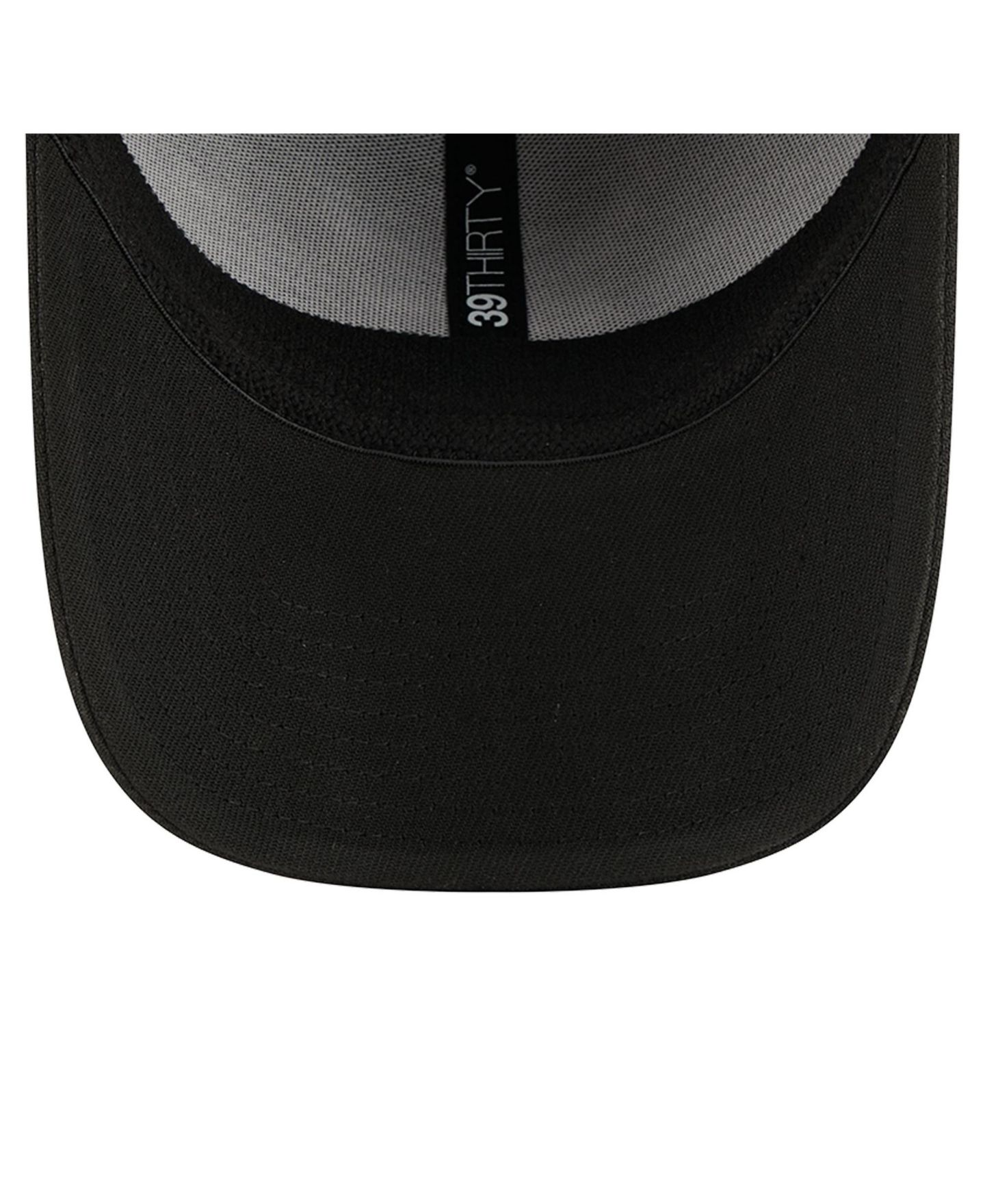 Мужская кепка New Era Black Charlotte Hornets 39THIRTY Flex Hat — фото 9