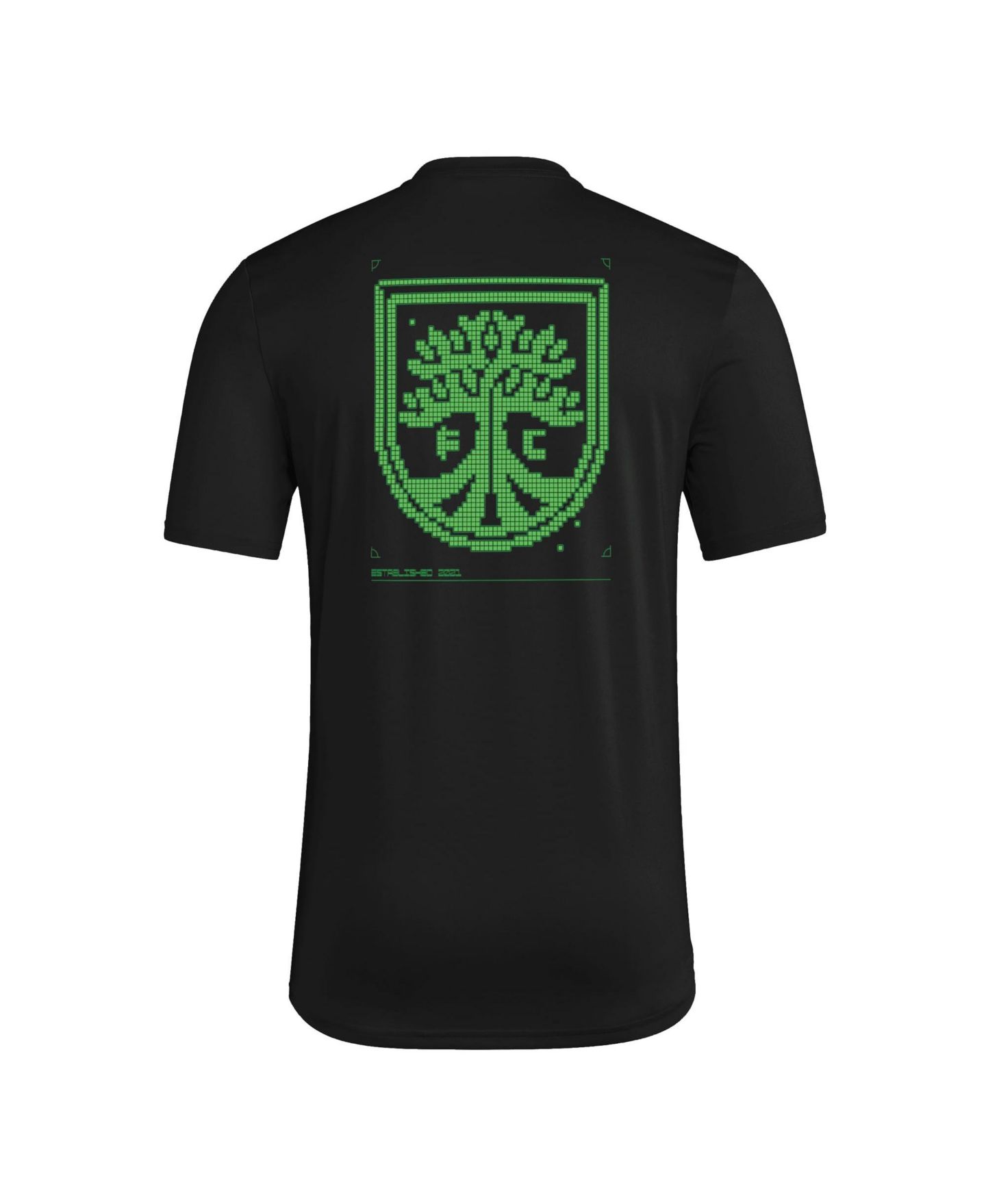 Мужская футболка adidas Black Austin FC Aeroready Pregame — фото 3
