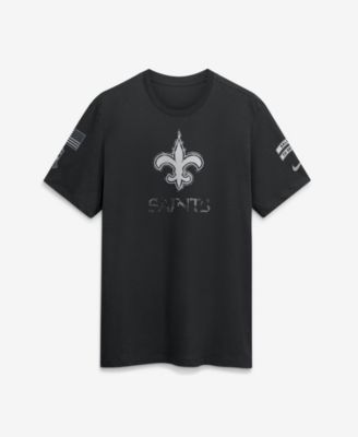Men's Black New Orleans Saints 2026 Salute to Service Slub T-Shirt