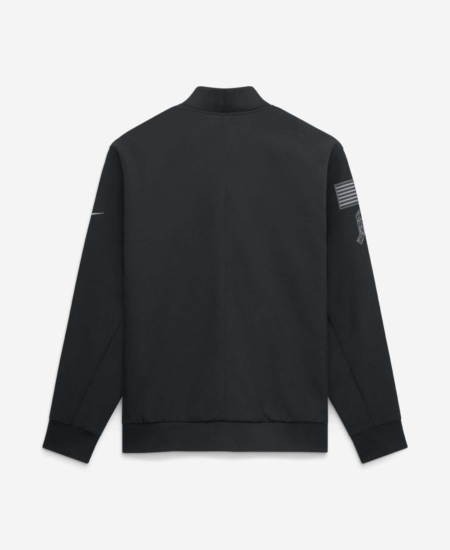 Мужская куртка Nike Black Detroit Lions 2026 Salute to Service Sideline Full-Zip Bomber — фото 2