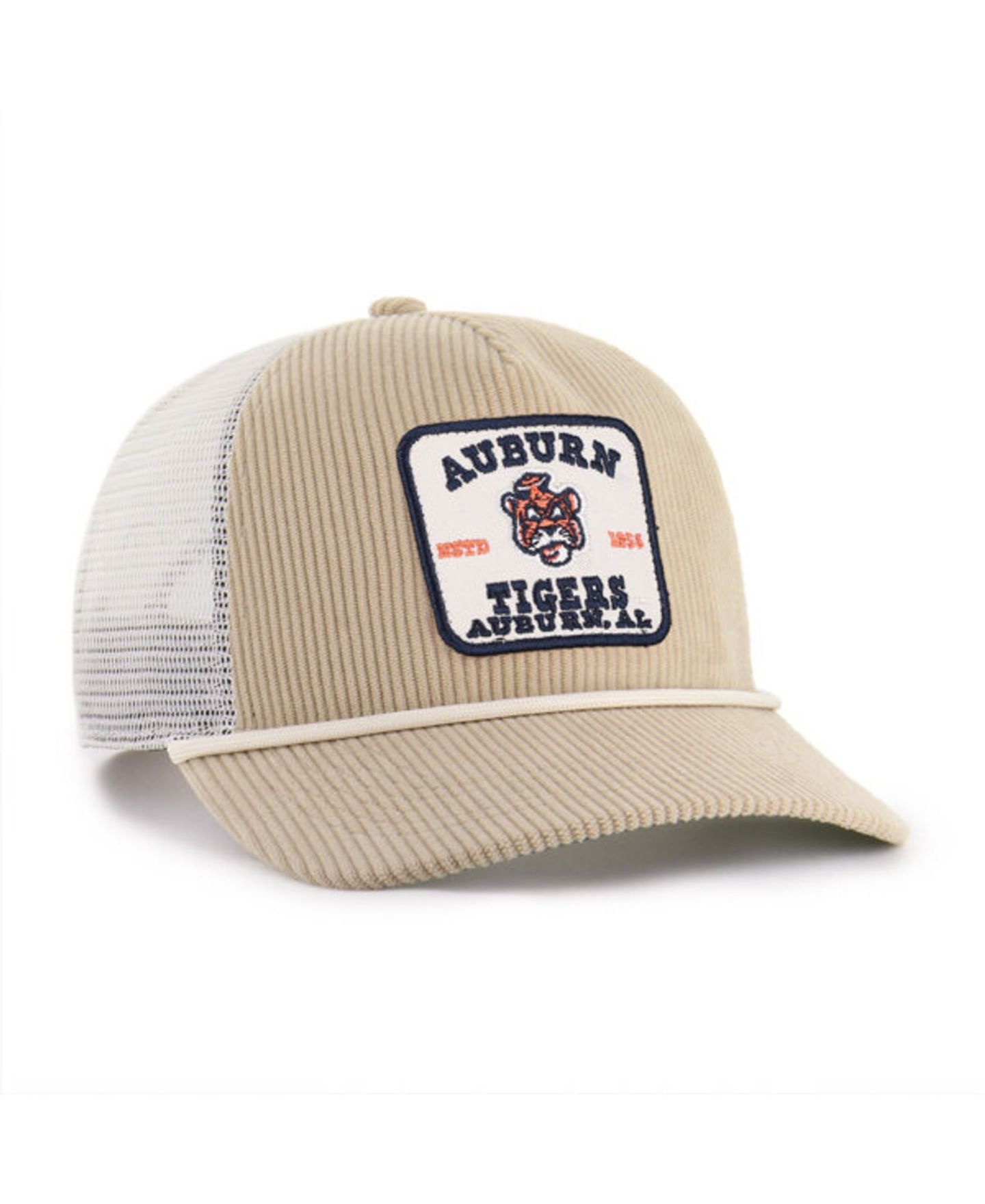 Кепка '47 Brand Khaki Auburn Tigers Cordlandia Hitch Adjustable Hat — фото 2