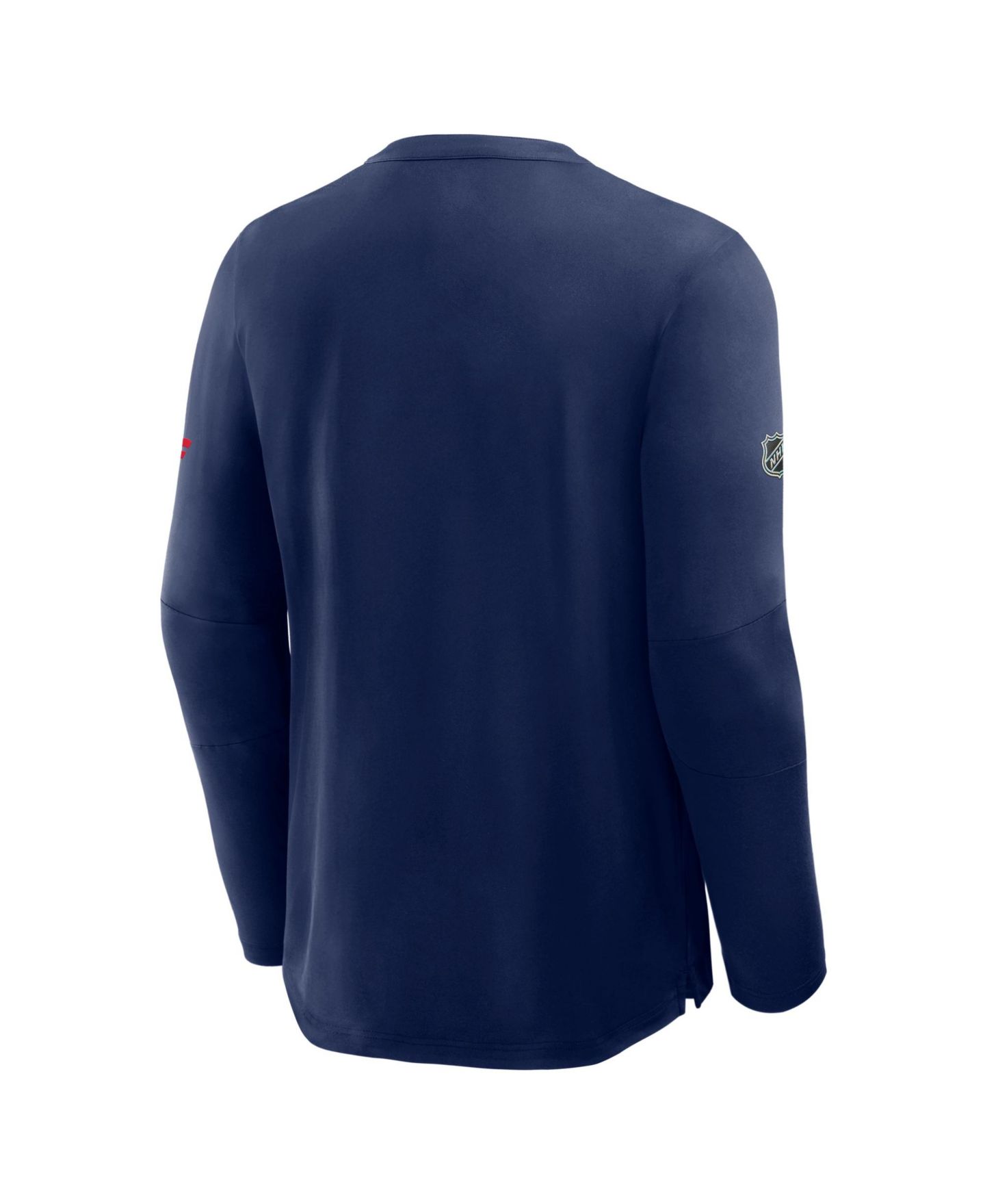 Мужская футболка Fanatics Navy New York Rangers Authentic Pro Rink Tech Long Sleeve — фото 4