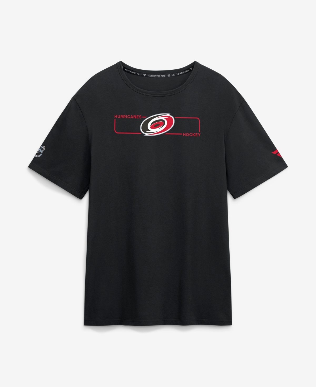 Fanatics Men's Black Carolina Hurricanes Authentic Pro Primary Logo T-Shirt