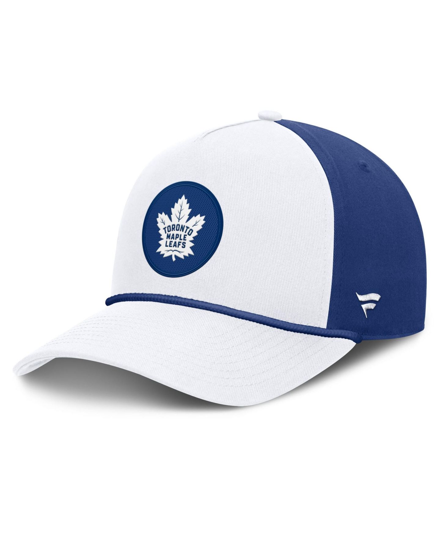 Мужская кепка Fanatics White Toronto Maple Leafs Authentic Pro Rink A-Frame Adjustable Hat — фото 1