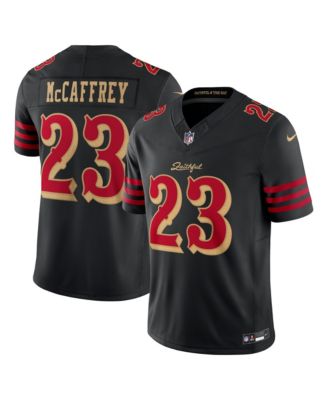 Men's Christian McCaffrey Black San Francisco 49ers Rivalries Collection Stitched Limited Jersey