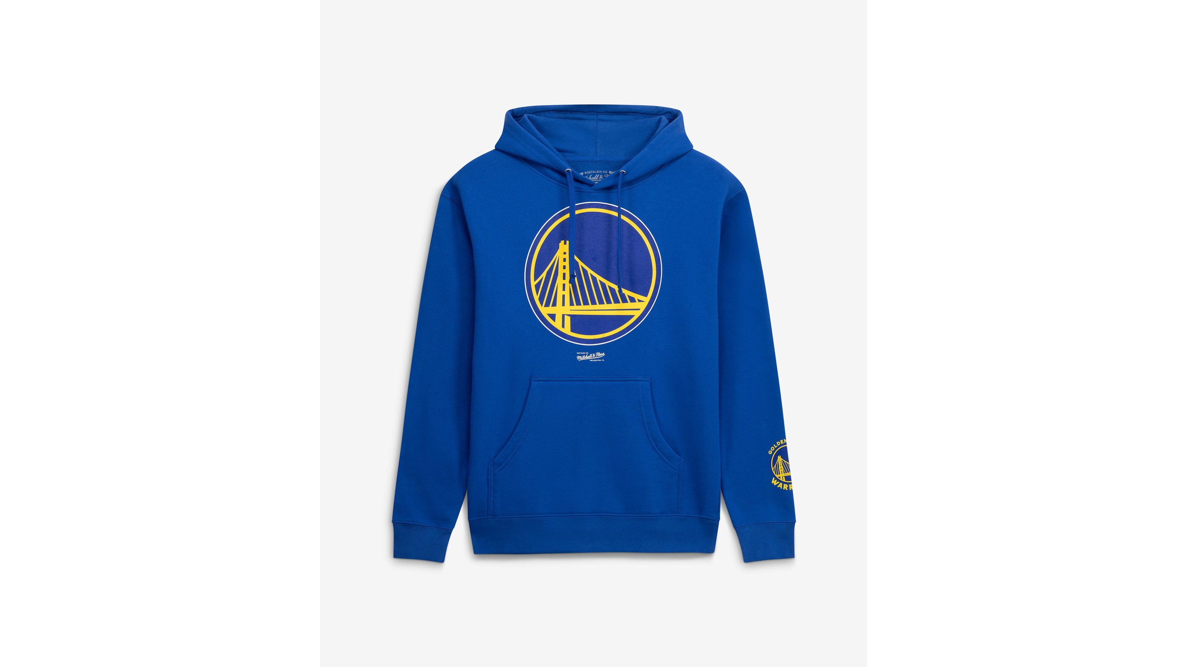Mitchell & Ness Men's Royal Golden State Warriors Fleece Hoodie