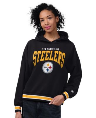 Women's Black Pittsburgh Steelers Home Plate Hoodie