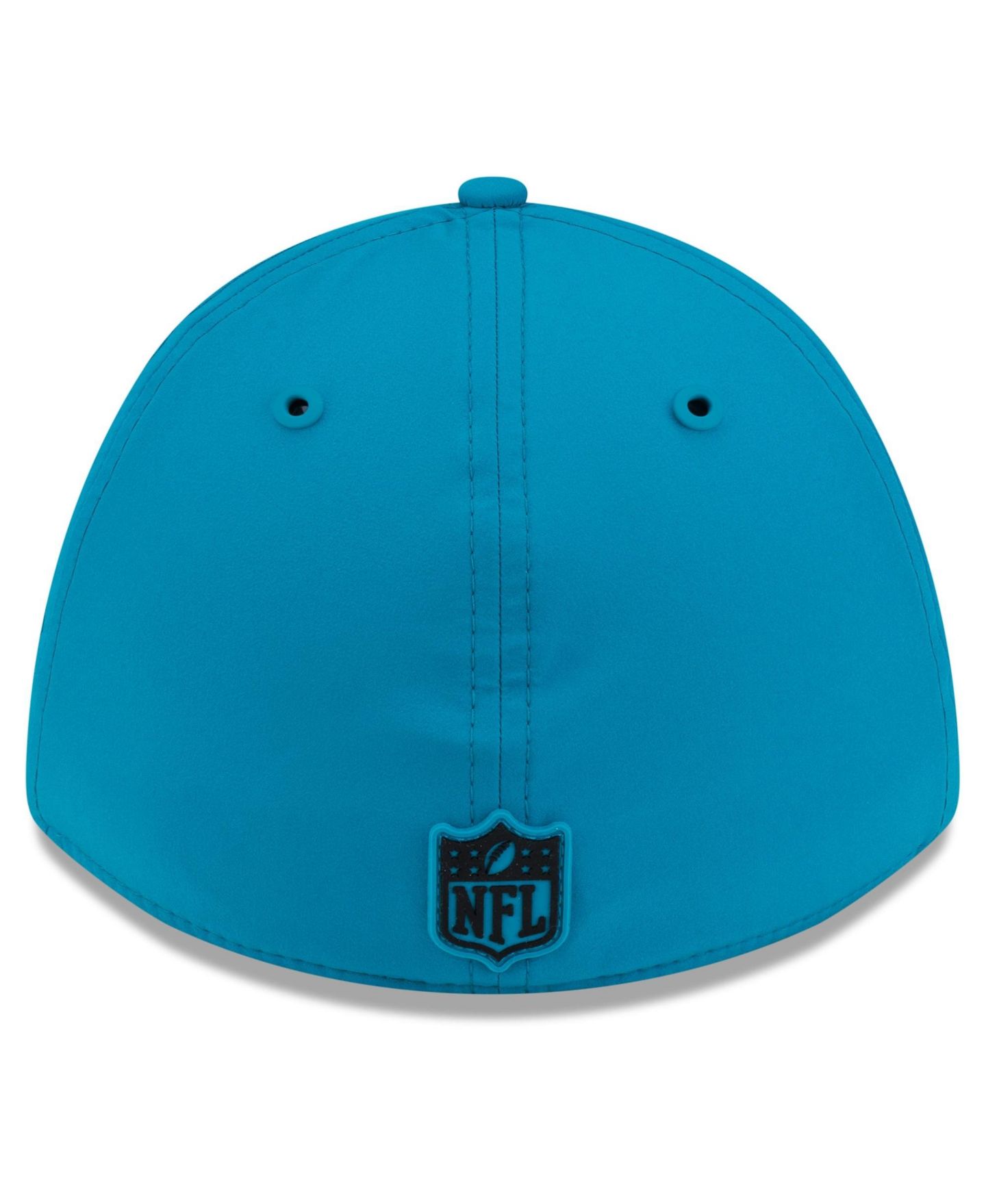 Мужская кепка New Era Teal Jacksonville Jaguars 2026 Sideline 39THIRTY M-Crown Flex Hat — фото 4