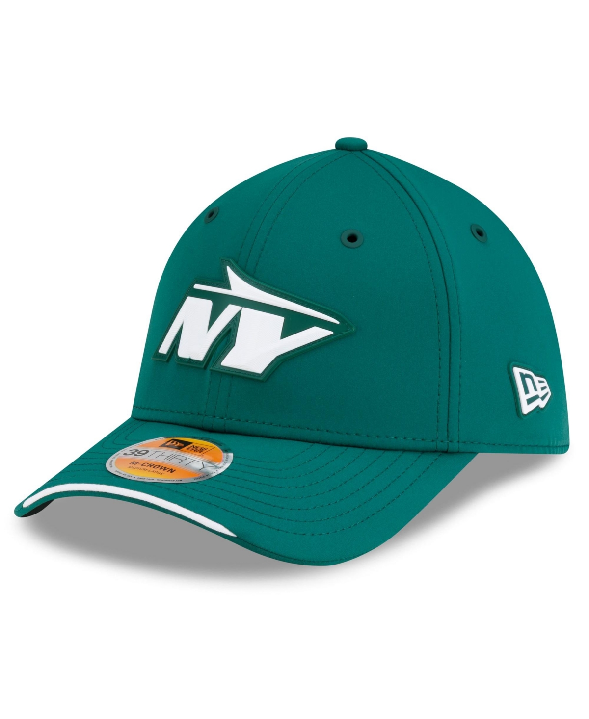 New Era Men's Green York Jets 2026 Sideline 39THIRTY M-Crown Flex Hat