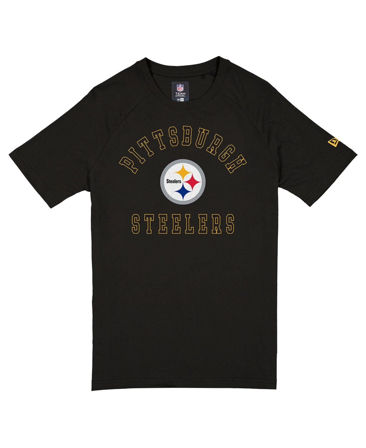 New Era Men's Black Pittsburgh Steelers Functional Fandom T-Shirt - Black