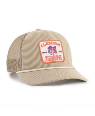 Men's and Women's Khaki Clemson Tigers Cordlandia Hitch Adjustable Hat