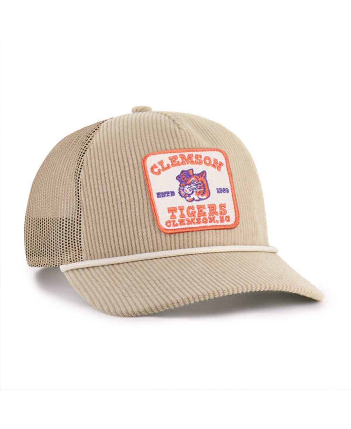 '47 Brand Men's and Women's Khaki Clemson Tigers Cordlandia Hitch Adjustable Hat - Khaki