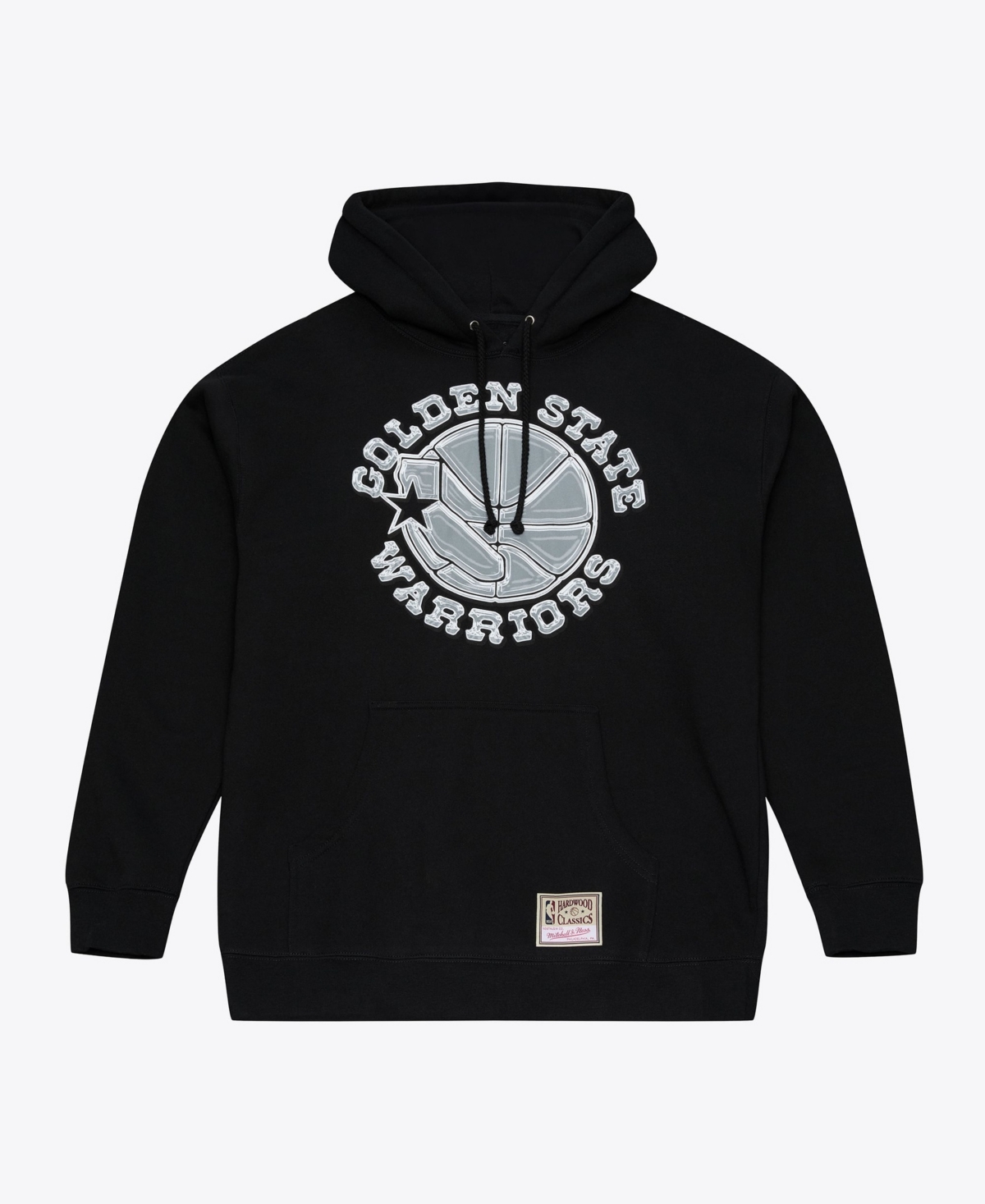 Mitchell & Ness Men's Black Golden State Warriors Chrome Hoodie