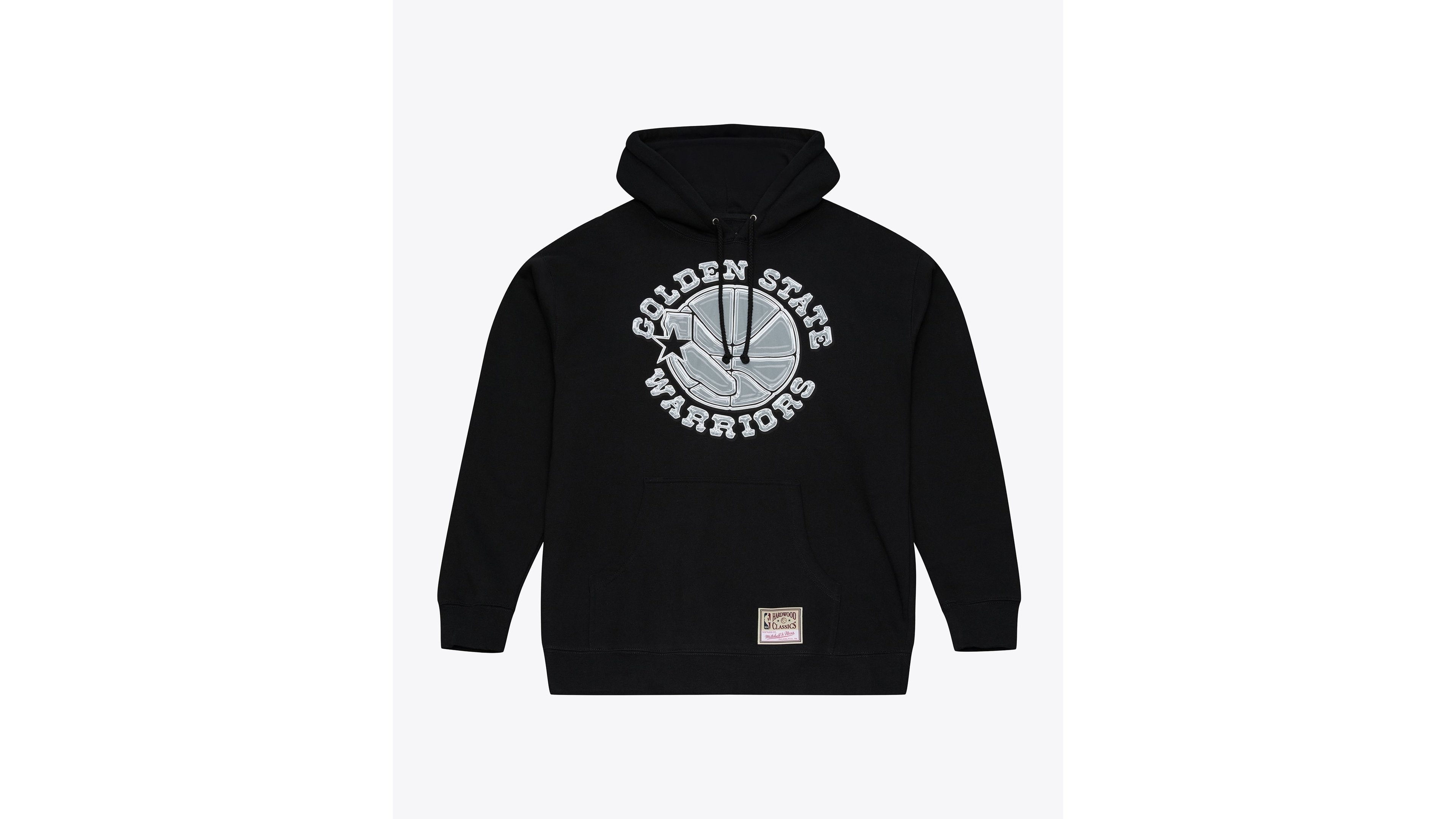 Mitchell & Ness Men's Black Golden State Warriors Chrome Hoodie