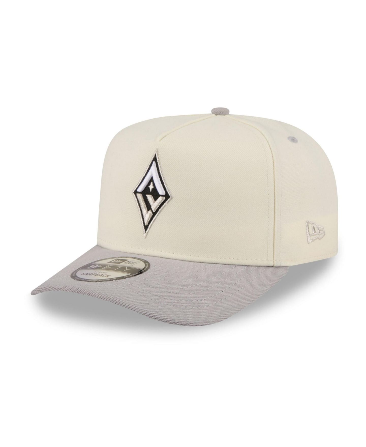 Мужская кепка New Era White Las Vegas Aces Wordmark 9FIFTY A-Frame Snapback Hat — фото 1