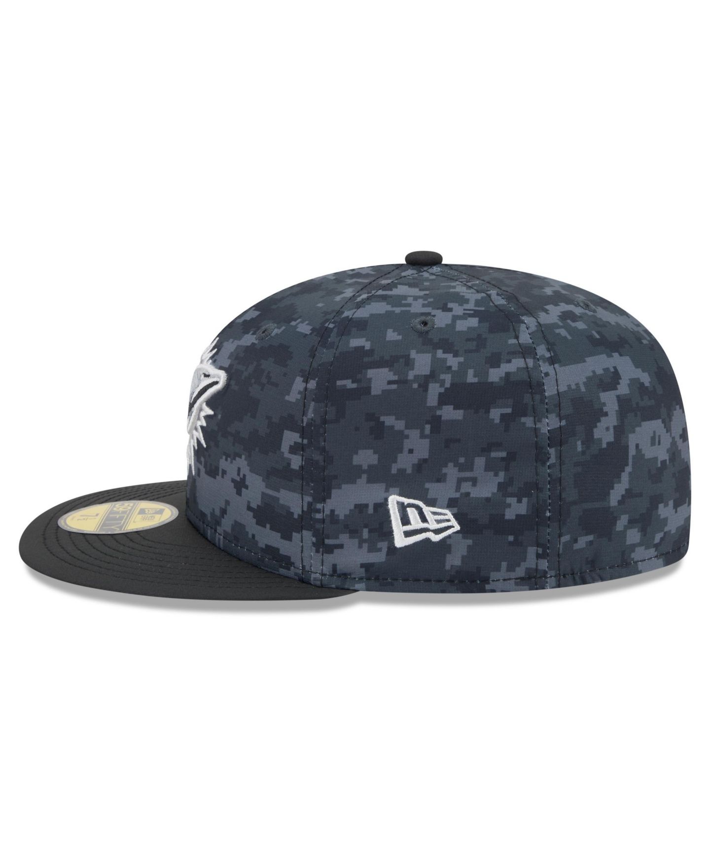 Мужская кепка New Era Black Miami Dolphins 2026 Salute To Service 59FIFTY Fitted Hat — фото 5