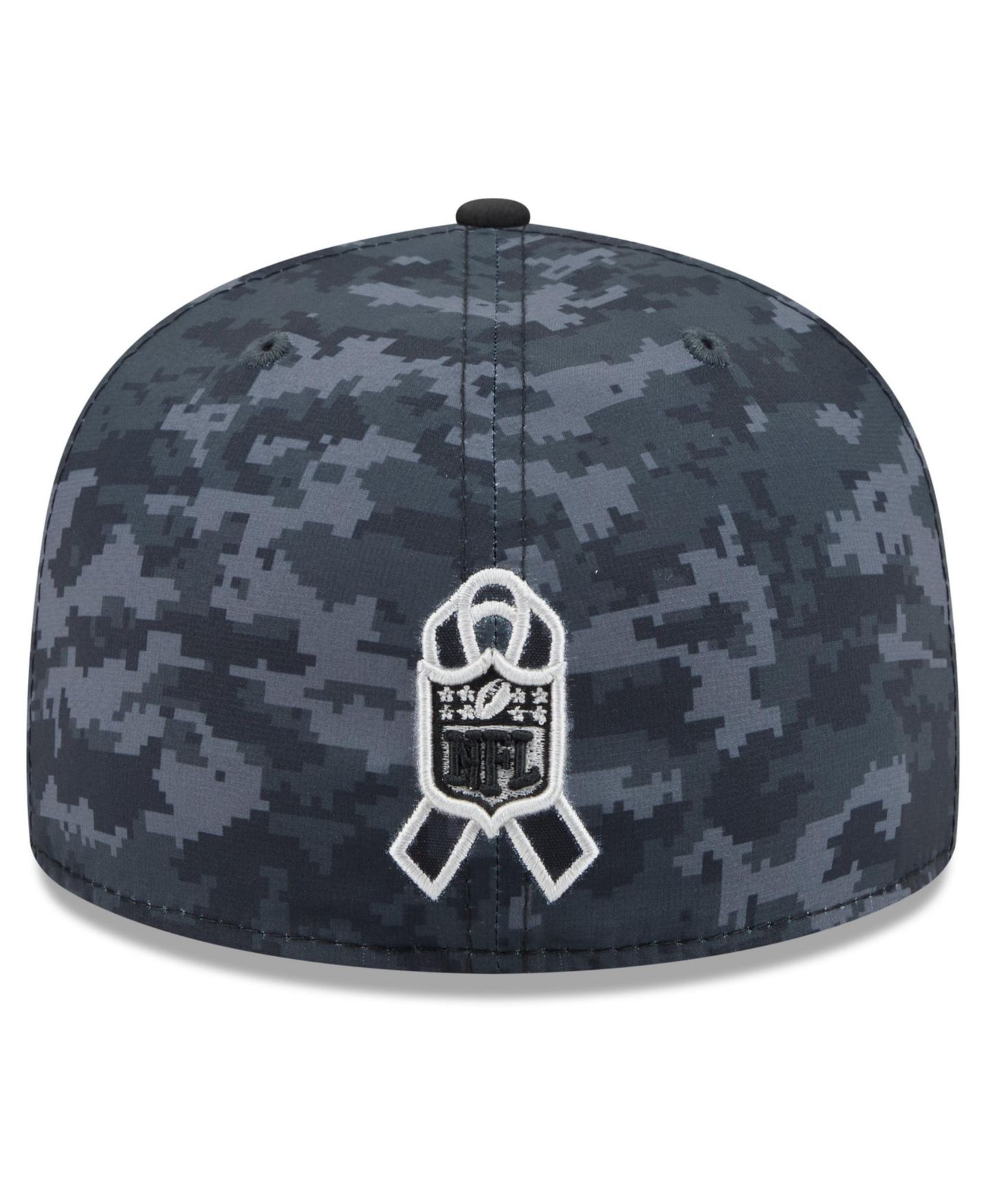 Мужская кепка New Era Black Las Vegas Raiders 2026 Salute To Service 59FIFTY Fitted Hat — фото 4