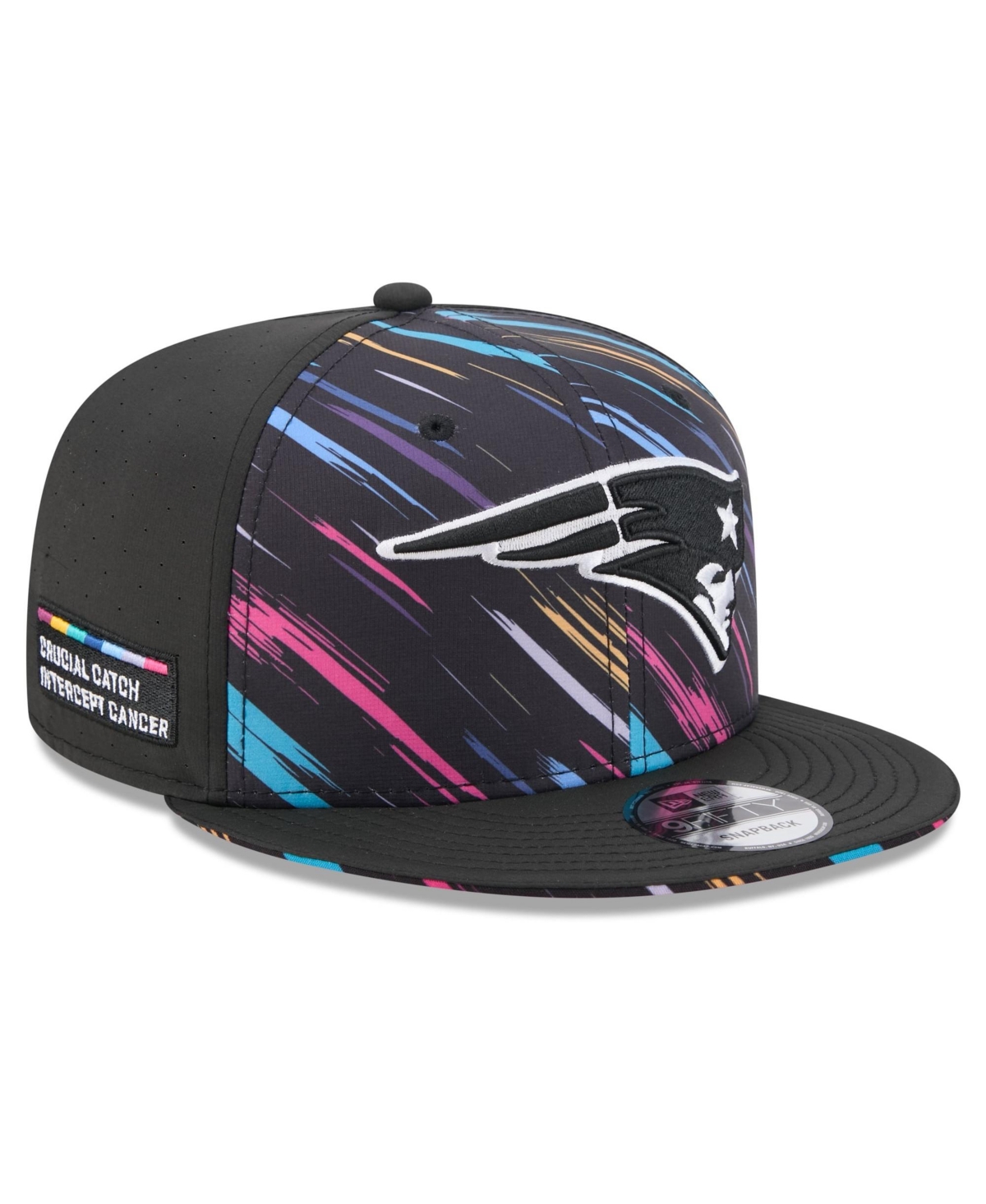 New Era Men's Black New England Patriots 2026 Nfl Crucial Catch 9FIFTY Snapback Hat - Black