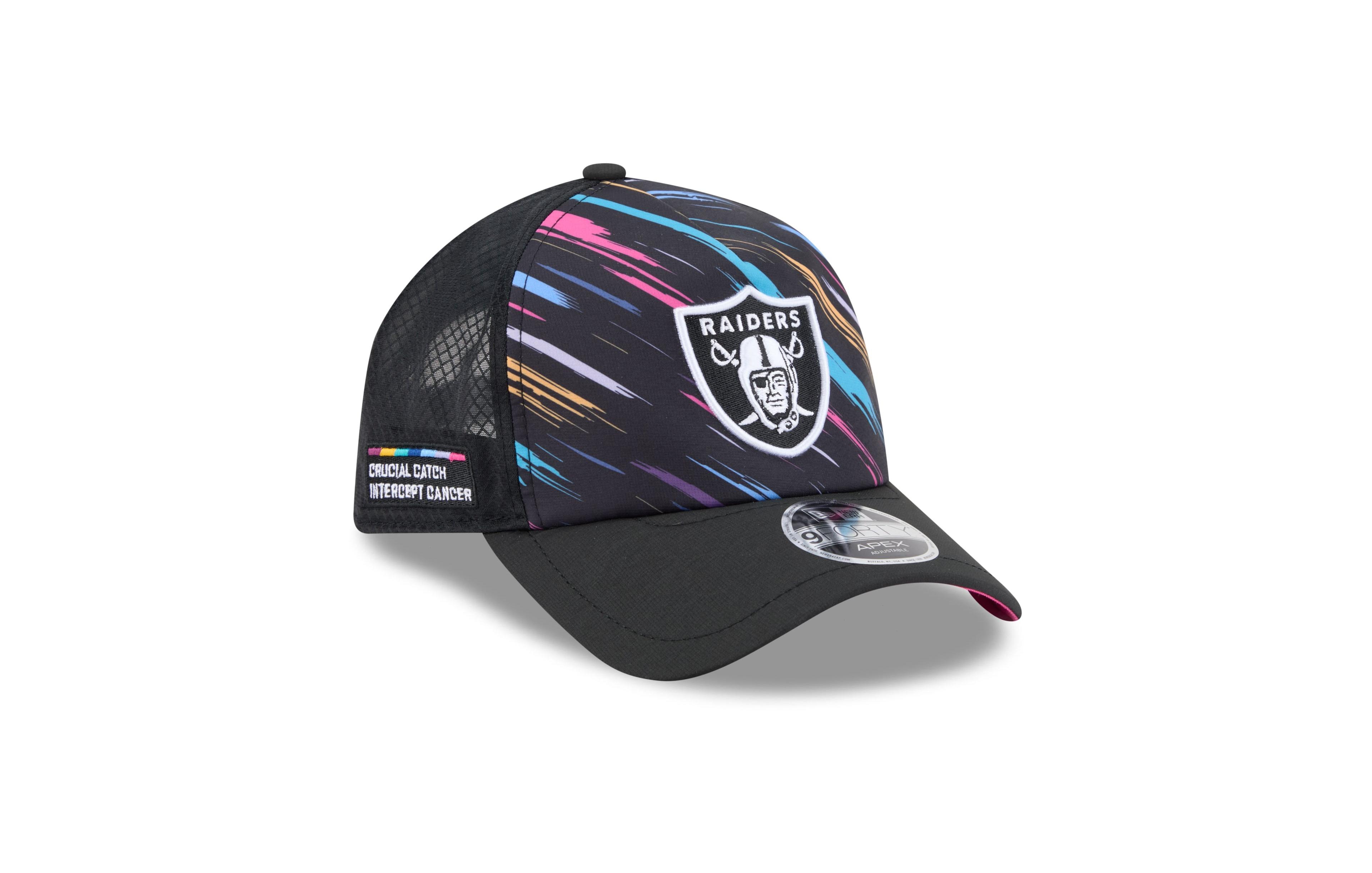 New Era Men's Black Las Vegas Raiders 2026 Nfl Crucial Catch 9FORTY Apex Adjustable Hat