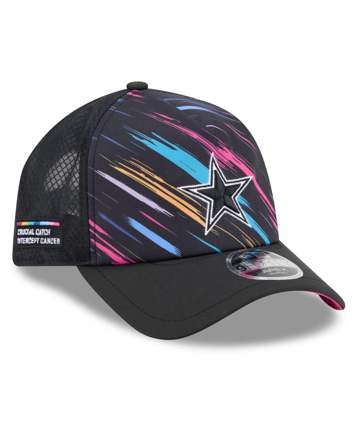New Era Men's Black Dallas Cowboys 2026 Nfl Crucial Catch 9FORTY Apex Adjustable Hat - Black