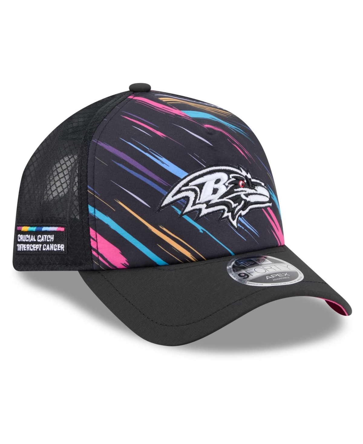 New Era Men's Black Baltimore Ravens 2026 Nfl Crucial Catch 9FORTY Apex Adjustable Hat - Black