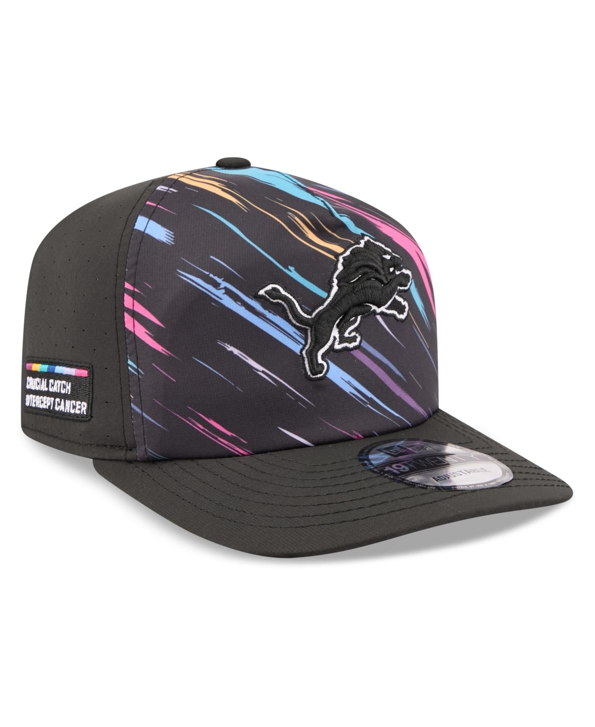 New Era Men's Black Detroit Lions 2026 Nfl Crucial Catch 19TWENTY Adjustable Hat - Black
