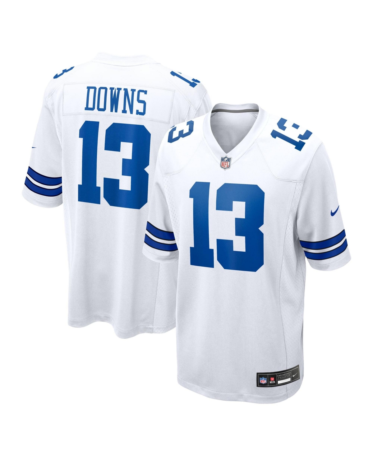 Nike Men's Caleb Downs White Dallas Cowboys Game Jersey - White