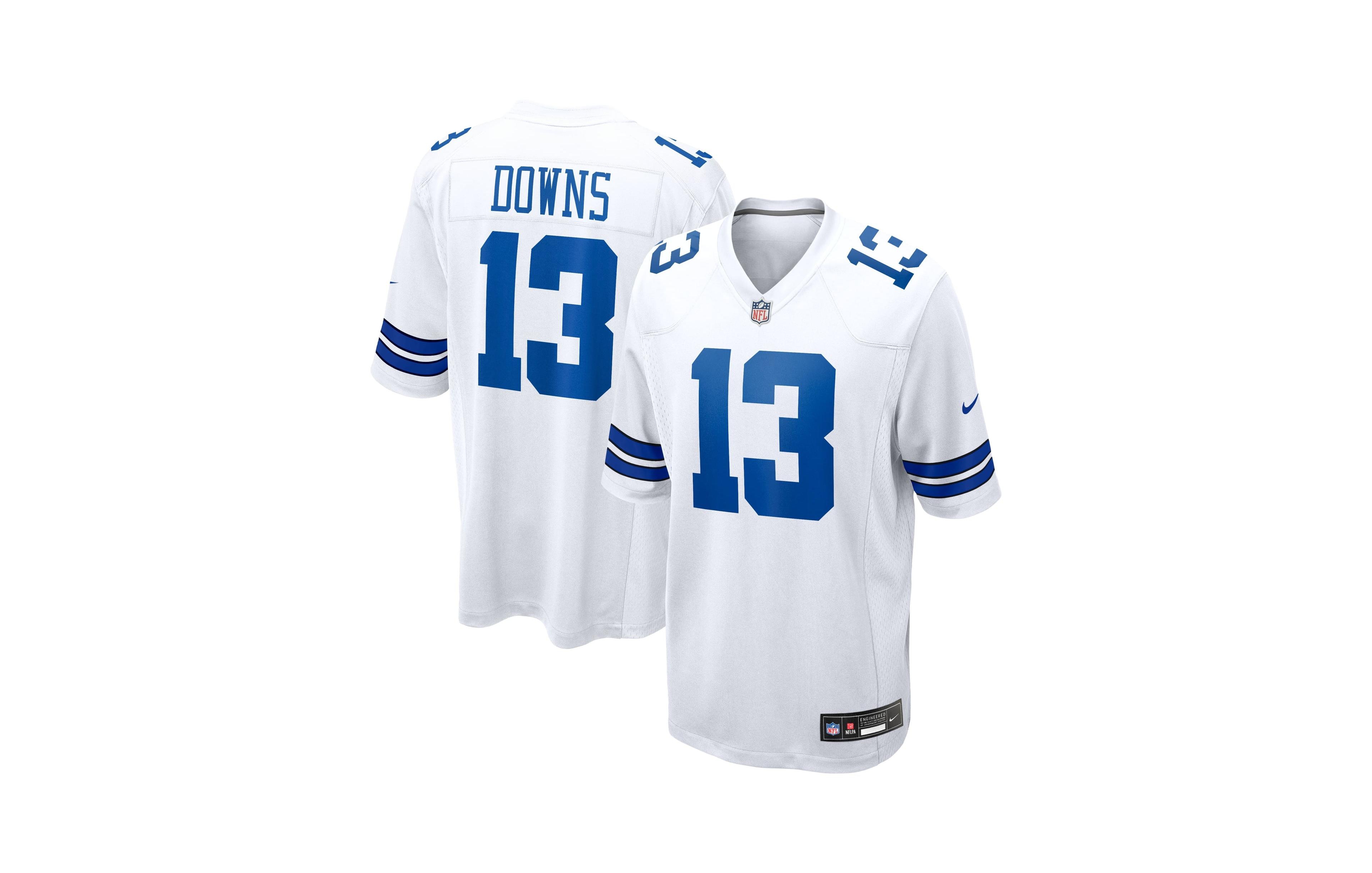 Nike Men's Caleb Downs White Dallas Cowboys Game Jersey