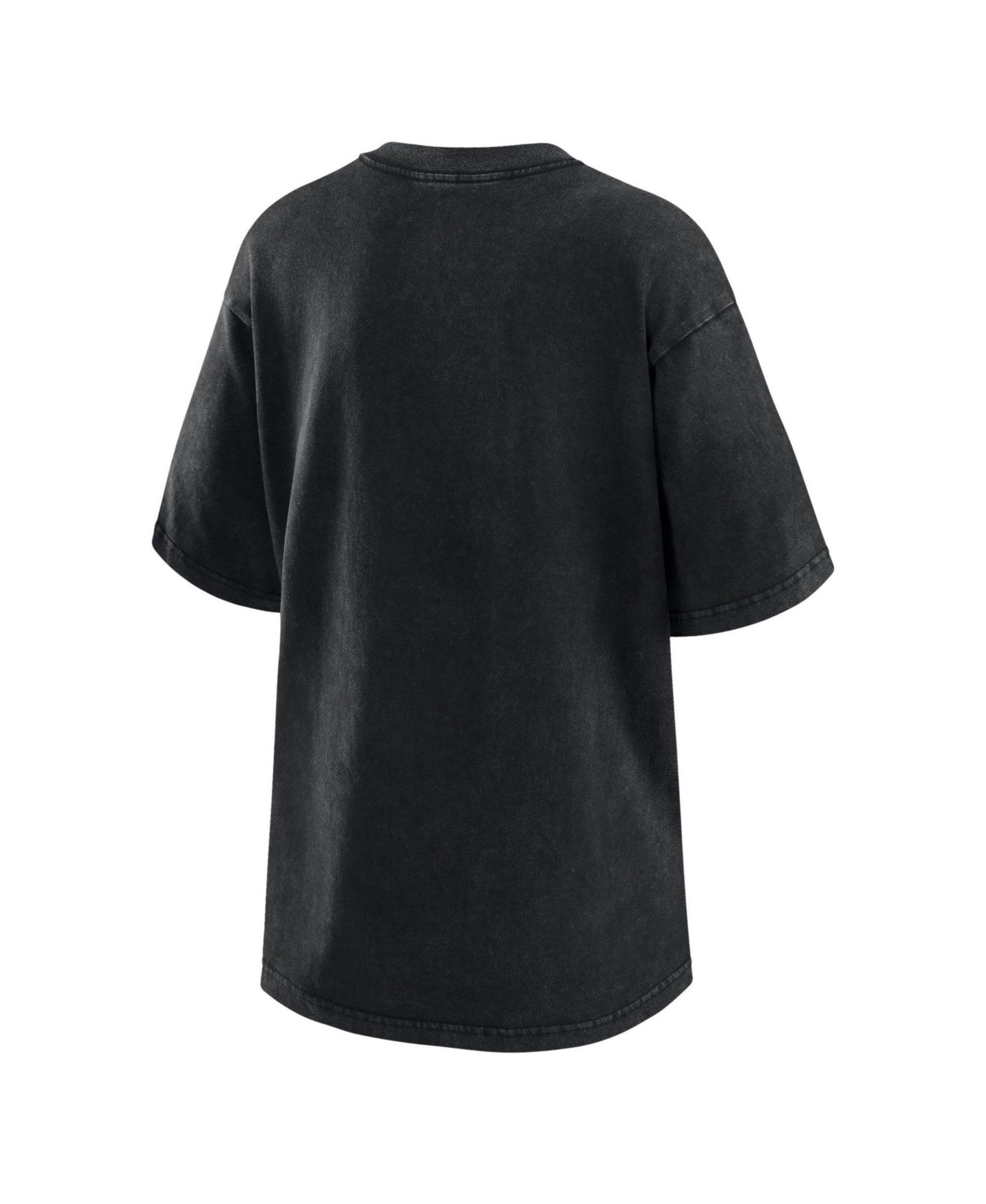 Женская футболка WEAR by Erin Andrews Black San Antonio Spurs Washed Vintage — фото 3
