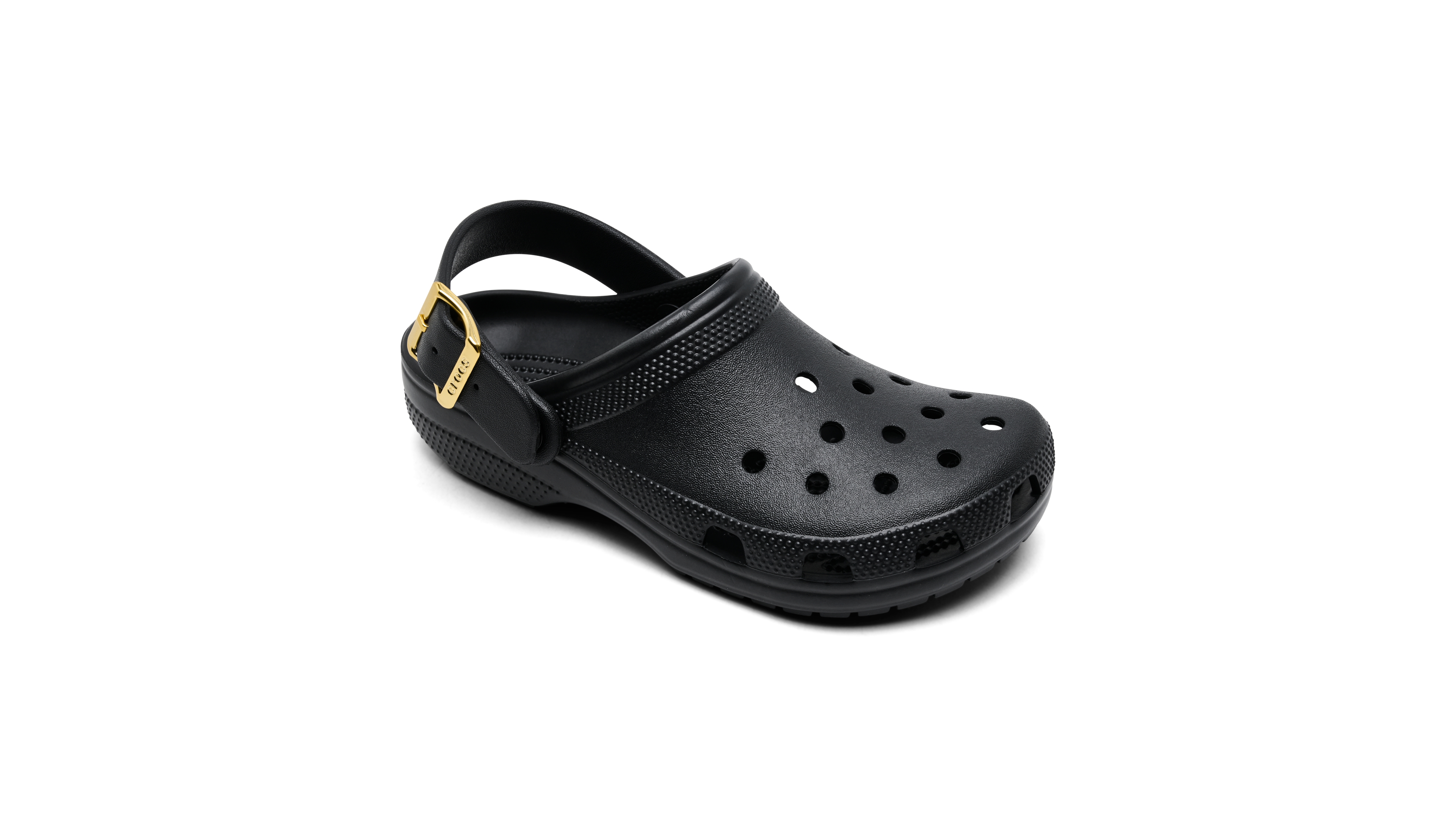 Crocs Women's Slingback Metallic-Buckle Clogs from Finish Line