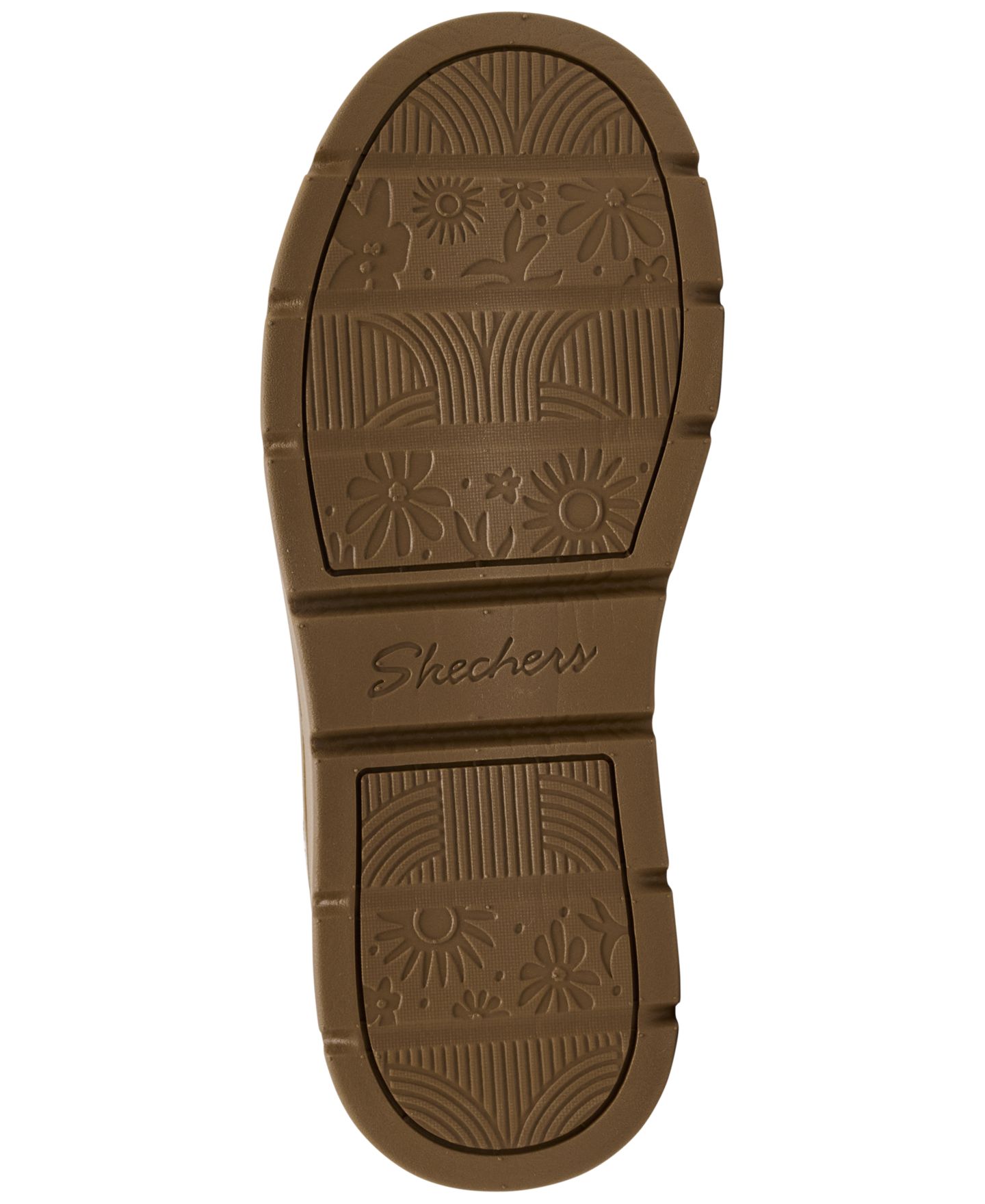 Женские сабо Skechers Cozy Cascade Memory Foam Open-Back Lining Clog Slippers, цвет: Каштановый — фото 6