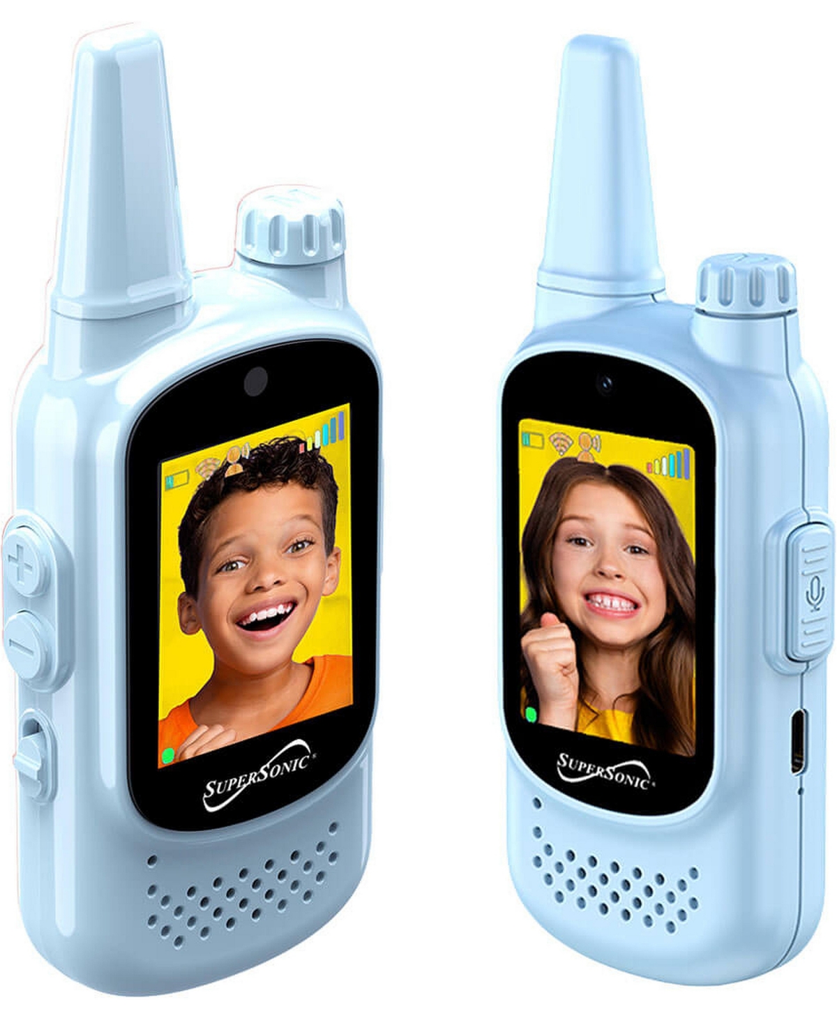 Supersonic CamBud Voice and Video Rechargeable Walkie-Talkie Pair, 2-Piece Set