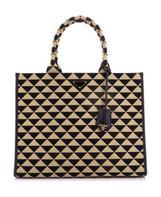 Large Symbole Shopper Tote Jacquard