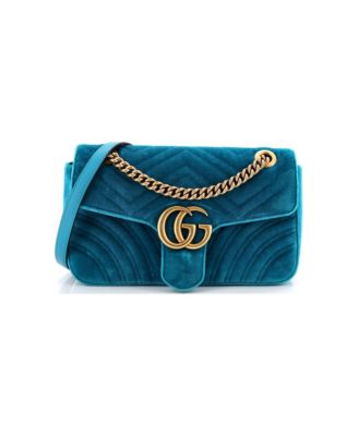 Small GG Marmont Flap Bag Matelasse Velvet