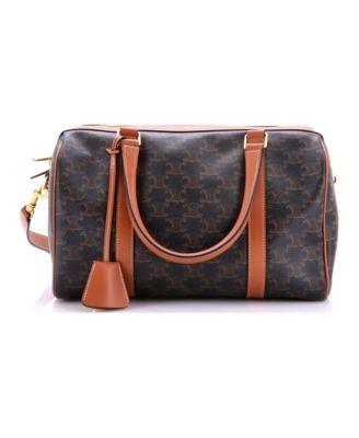 Large Convertible Duffle Bag Triomphe Coated Canvas