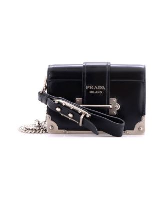 Small Cahier Chain Crossbody Bag City Calf