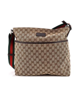 Medium Front Pocket Web Messenger GG Canvas