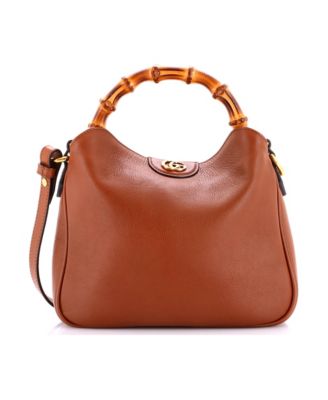 Small Diana NM Bamboo Shoulder Bag Leather