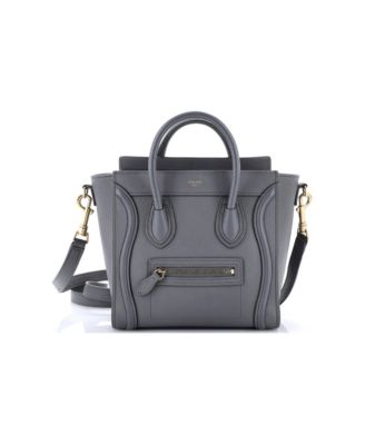 Nano Luggage Bag Grainy Leather